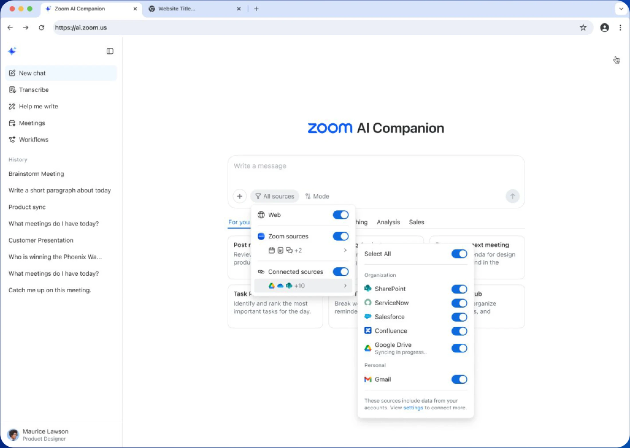 Agentic search enhancements