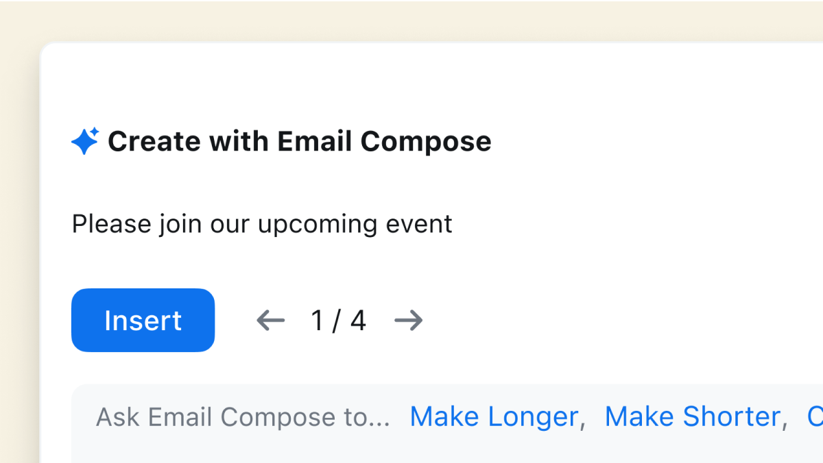 Compose event content Compose event content