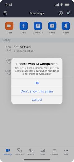 AI voice recorder