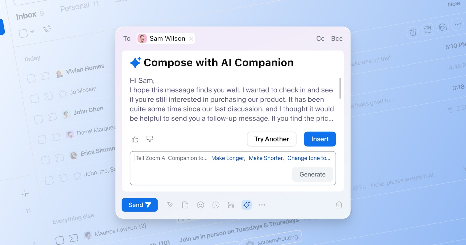 Personnaliser son AI Companion - Image