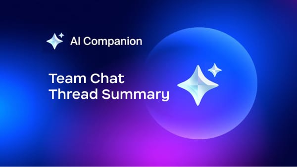 Zoom AI Companion 팀 채팅 스레드 요약을 사용하는 방법