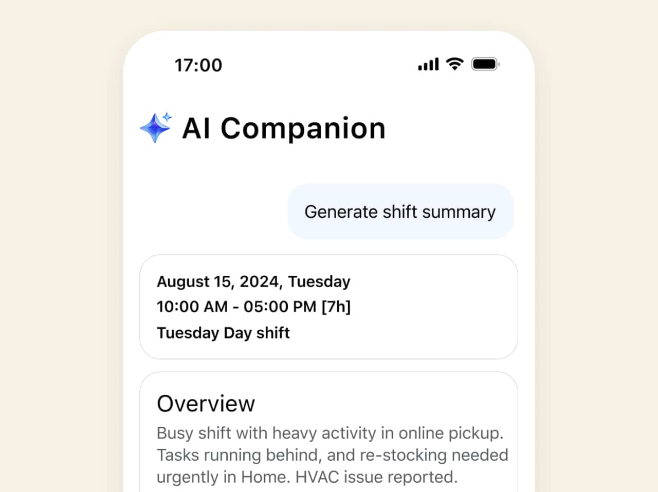 Powered by AI Companion