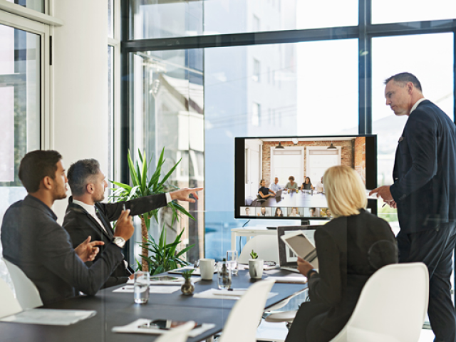 Hybrides Meeting