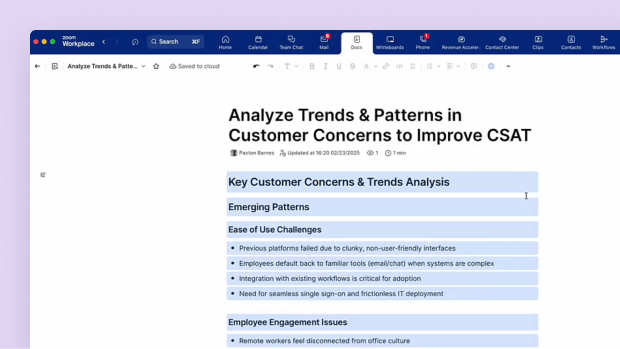 Analyze trends and patterns in customer concerns to improve CSAT