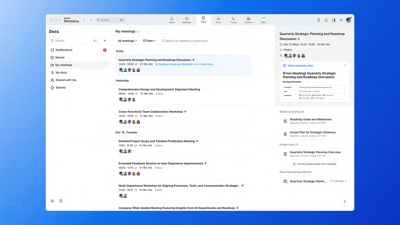 Capture accurate notes and summaries