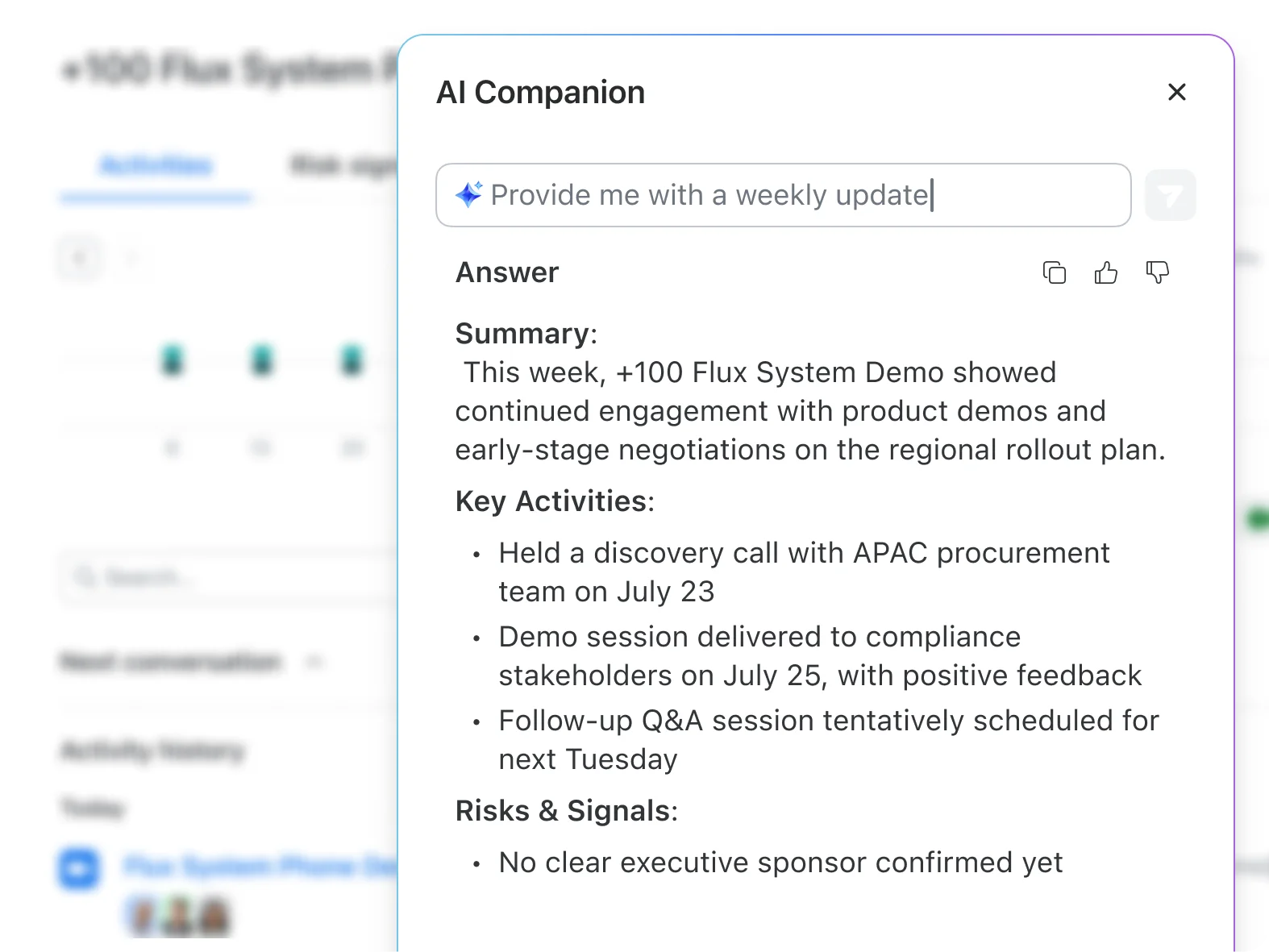 Ask questions, get answers fast