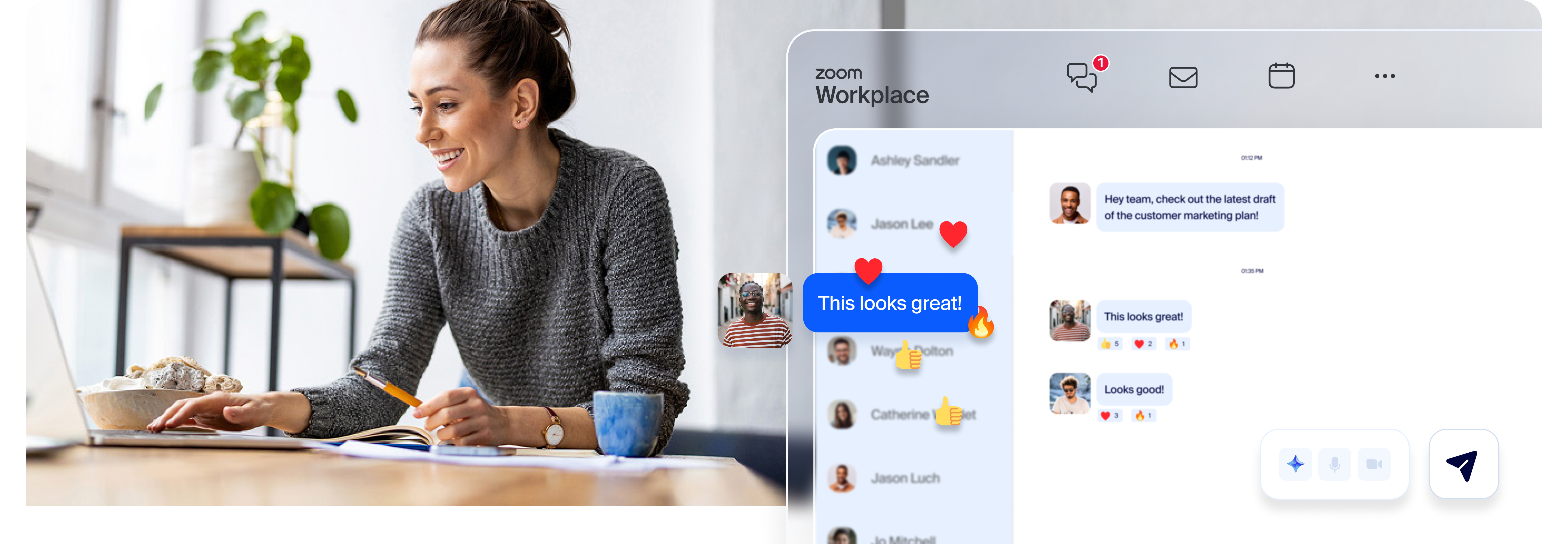 Connect at your convenience with Zoom Team Chat Connect at your convenience with Zoom Team Chat