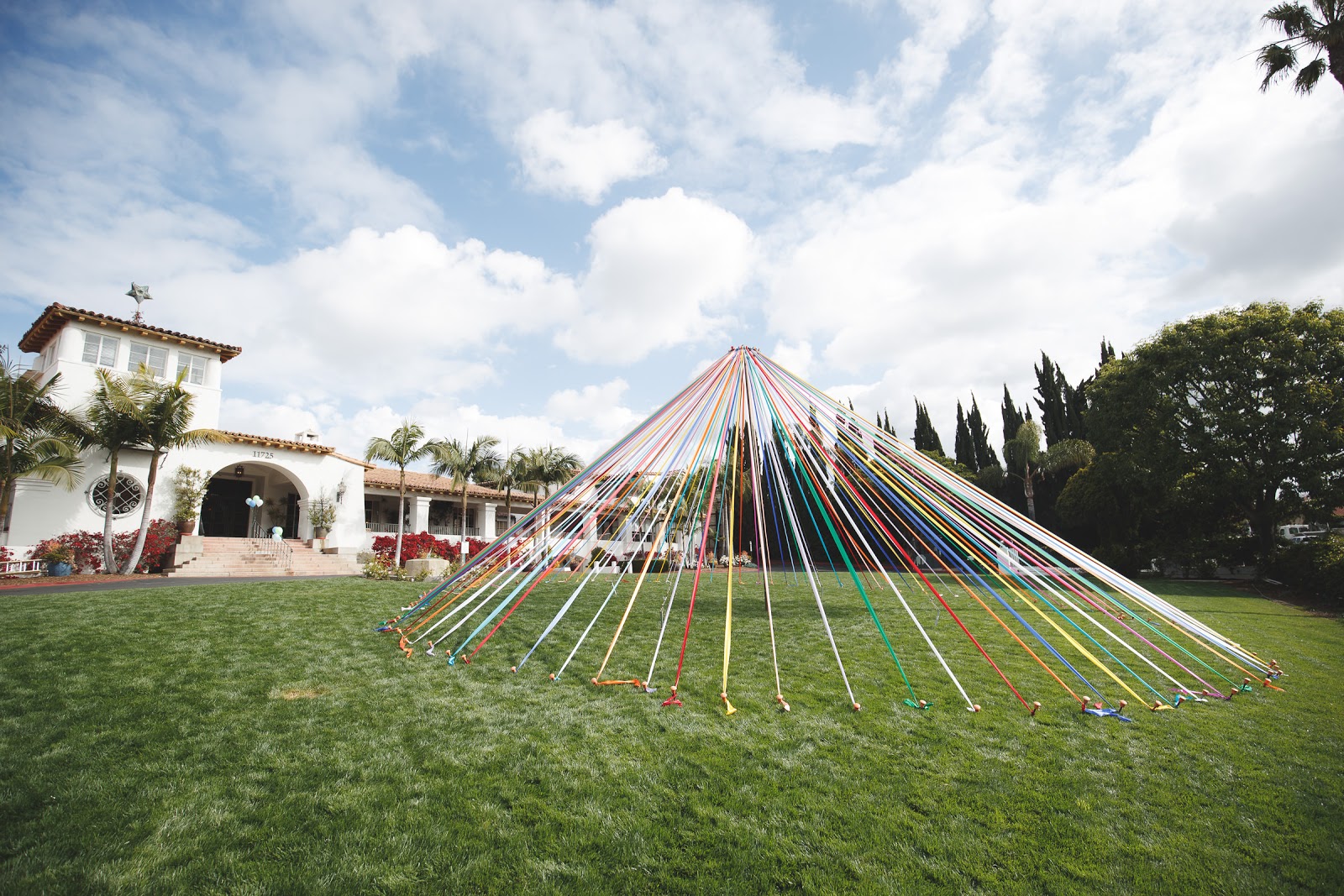 colorful streamers at Archer School graduation