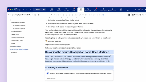 Create an employee spotlight article (ie. Employee of the Month)