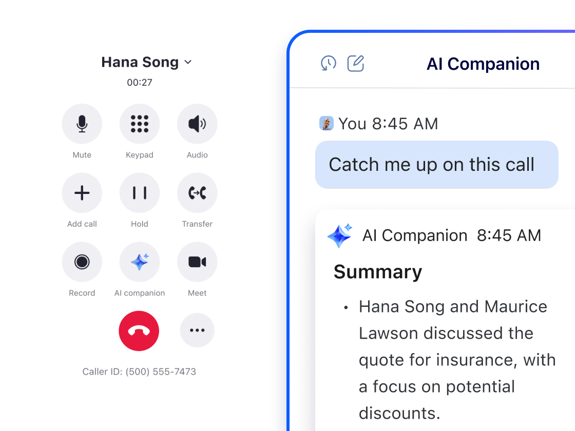 Get automated call summaries
