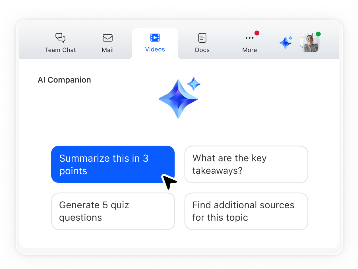 Get quick answers while viewing