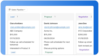 💰 Lightweight CRM