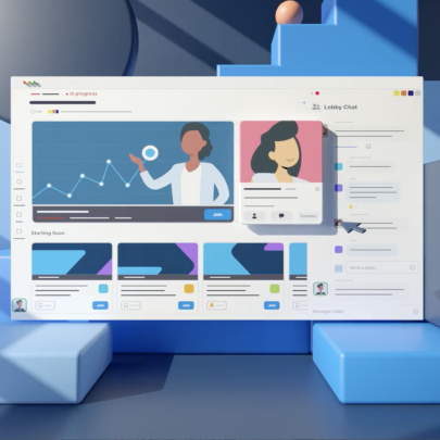 Website design illustration