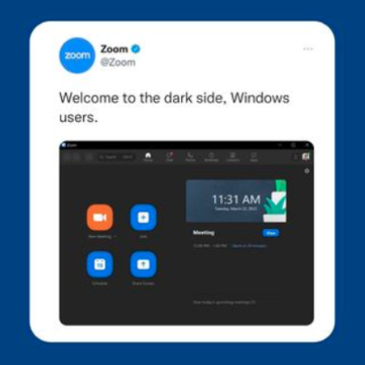 Welcome to the dark side, Windows users.