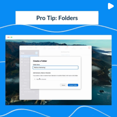 Pro Tip: Folders