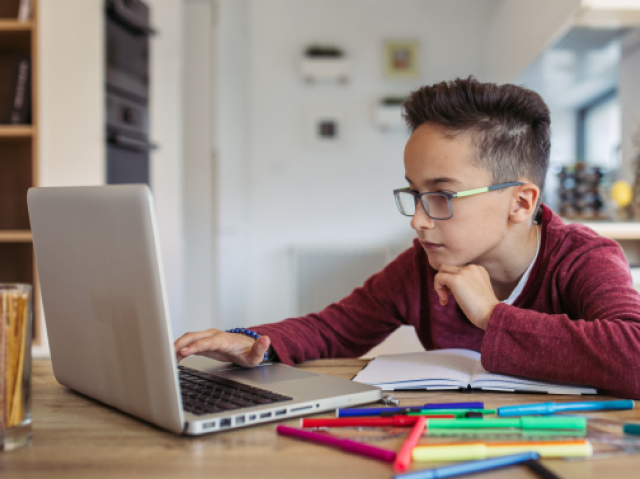 Child on the computer