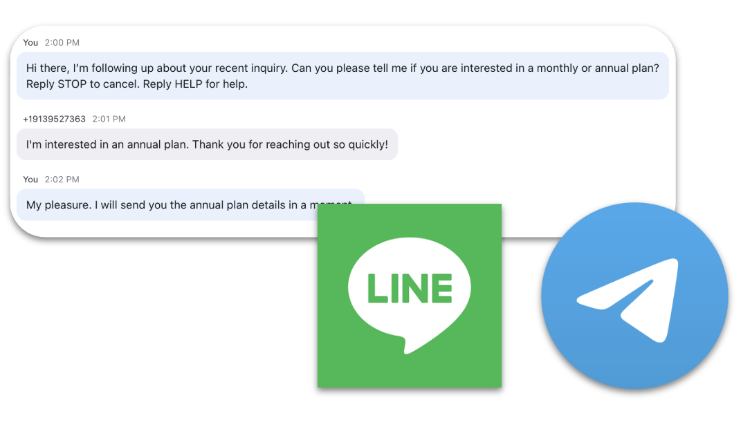 Line and Telegram Integrations for Zoom Contact Center