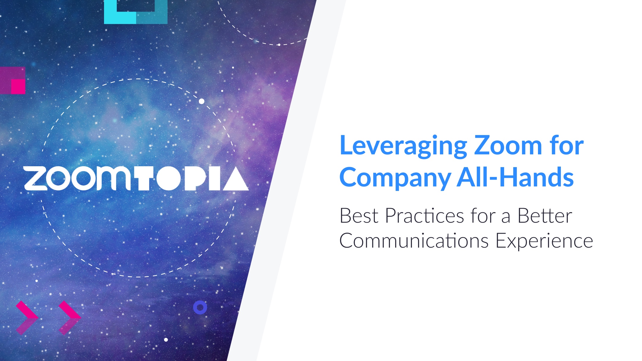 Leveraging Zoom for All-Hands Meetings