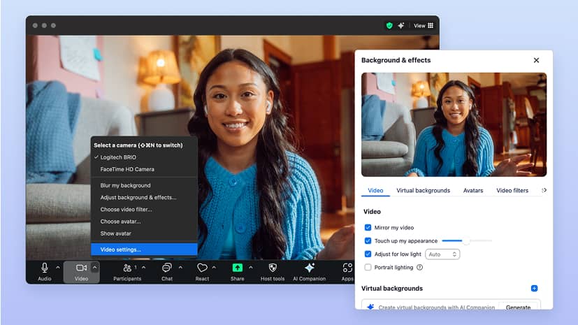 Assicurati audio e video impeccabili