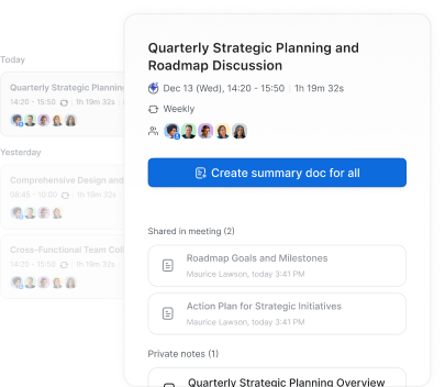 Get meeting summaries with AI Companion