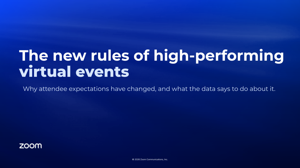 The new rules of virtual event strategy in 2026