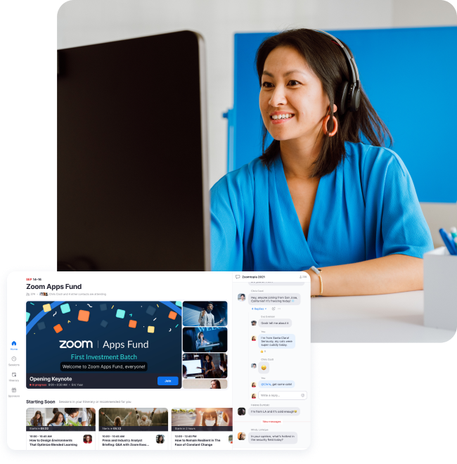 なじみのある信頼性の高いプラットフォームでバーチャル イベント ソフトウェアを活用