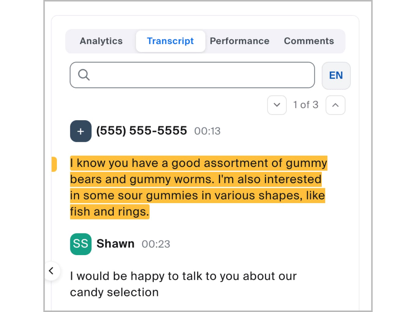 Transcription