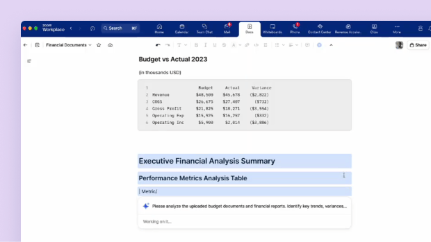 Review budgets