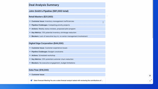 Summarize sales data to provide accurate forecasts