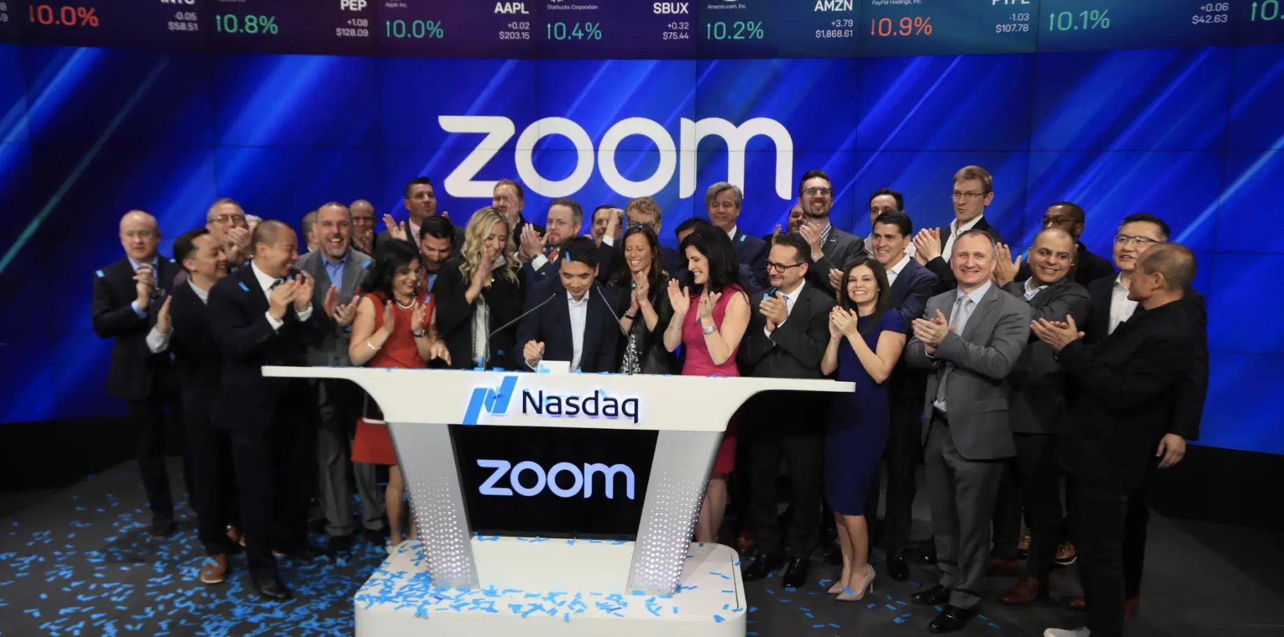 Eric Rings the Nasdaq Bell Image