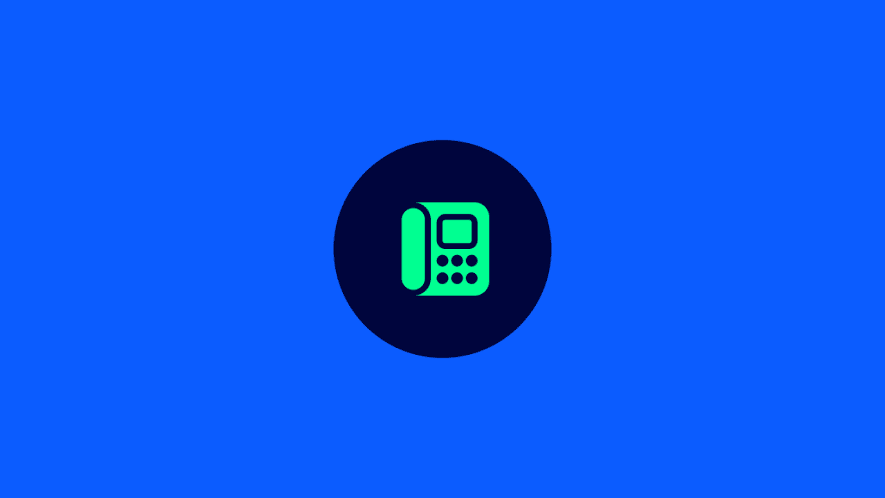 标准桌面电话