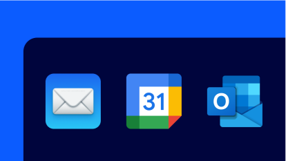 Third-party integrations with popular calendar and email providers