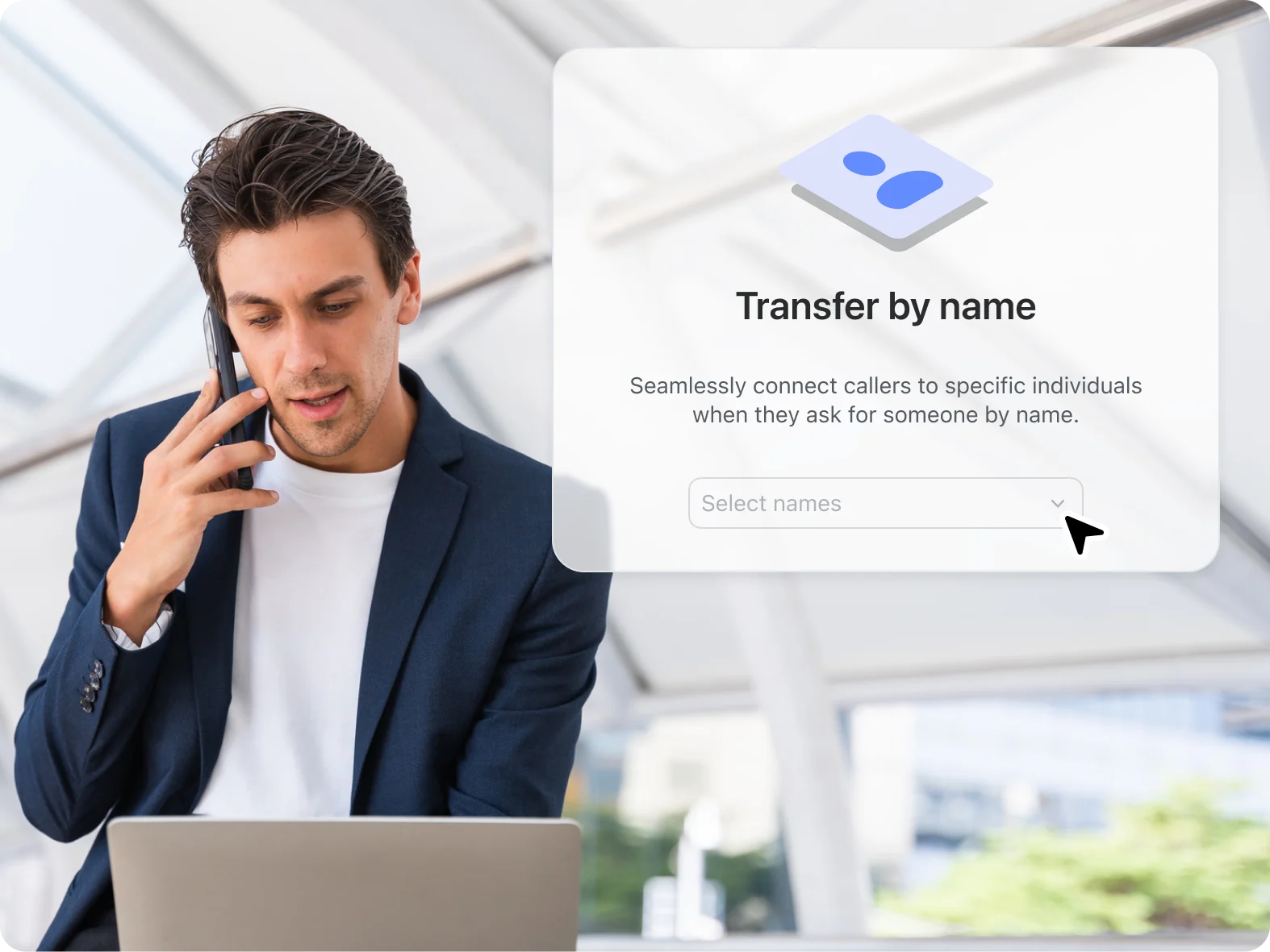Transfer by name