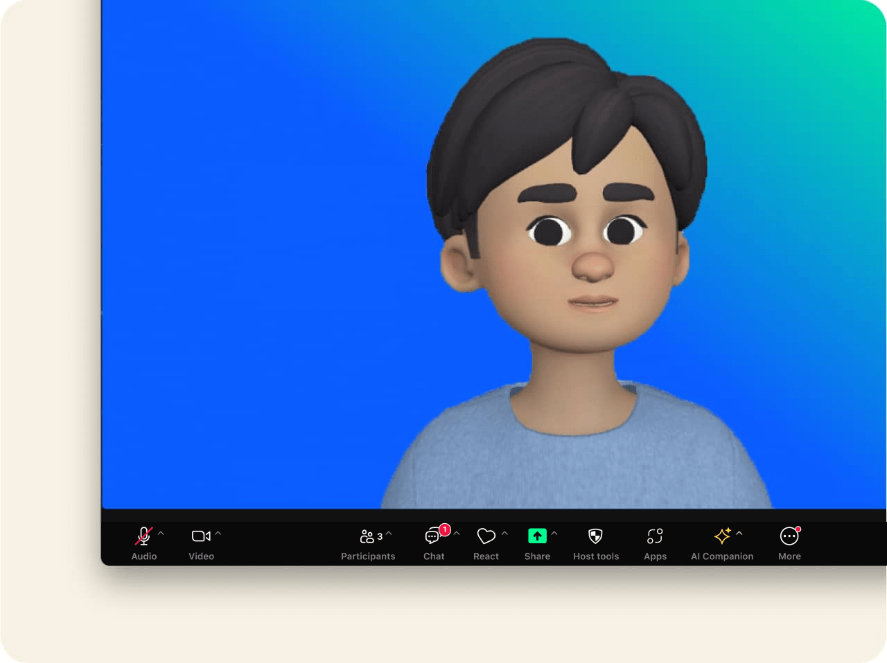 Virtuelle Hintergründe, Filter und Avatare in Zoom