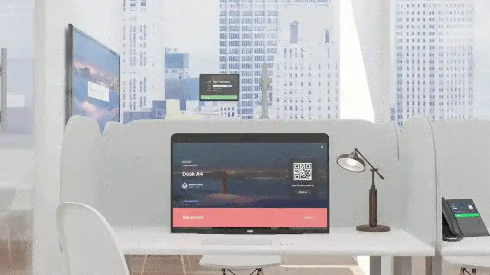 Reserva de local de trabalho