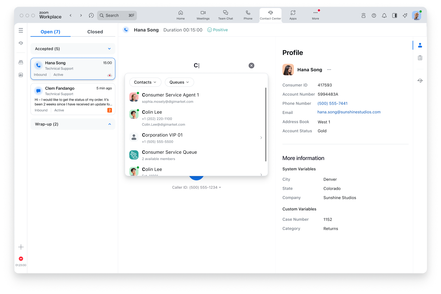 Zoom Contact Center for Microsoft Teams