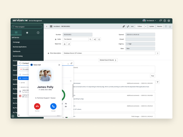 Integrasi ServiceNow