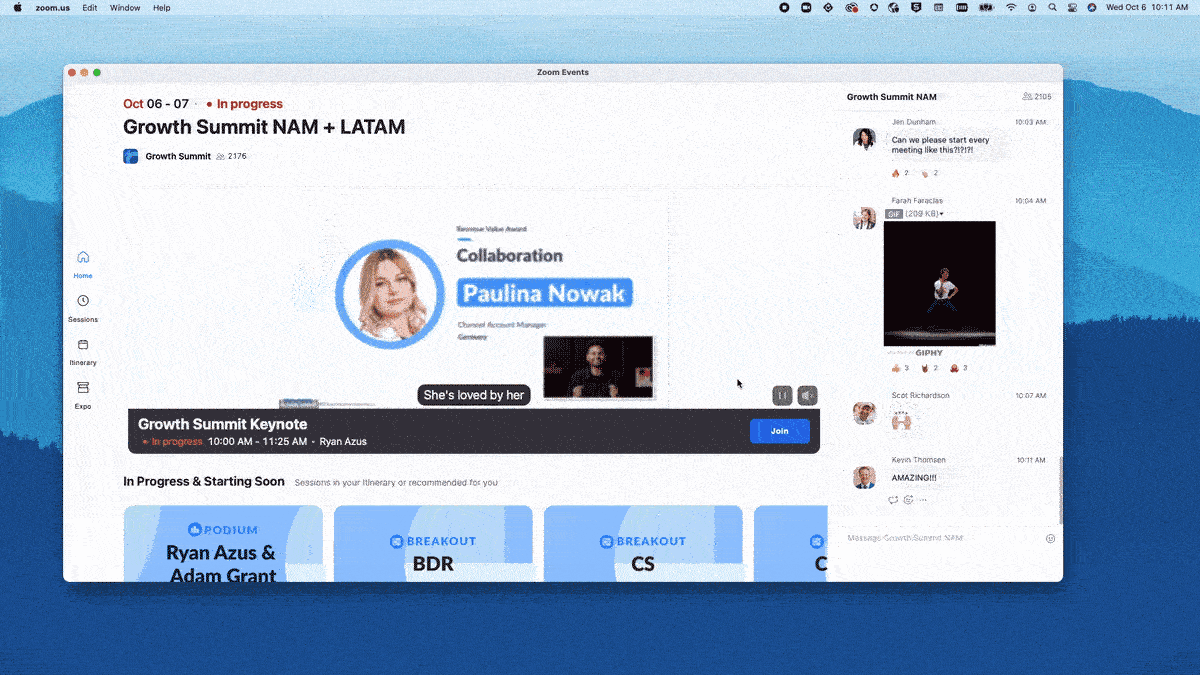 Новинка! Организация конференций с помощью Zoom Events