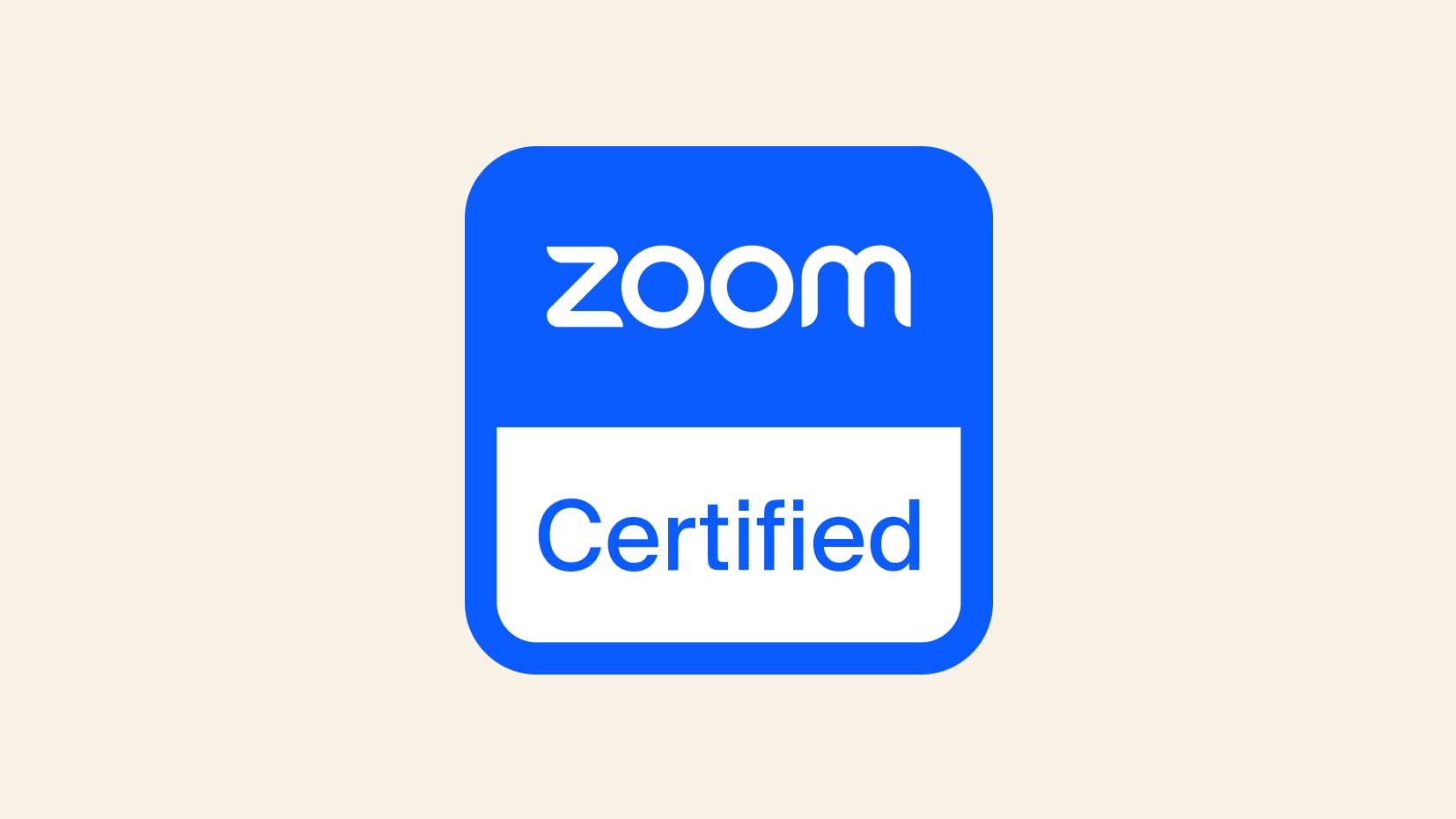 Zoom Certified Badge