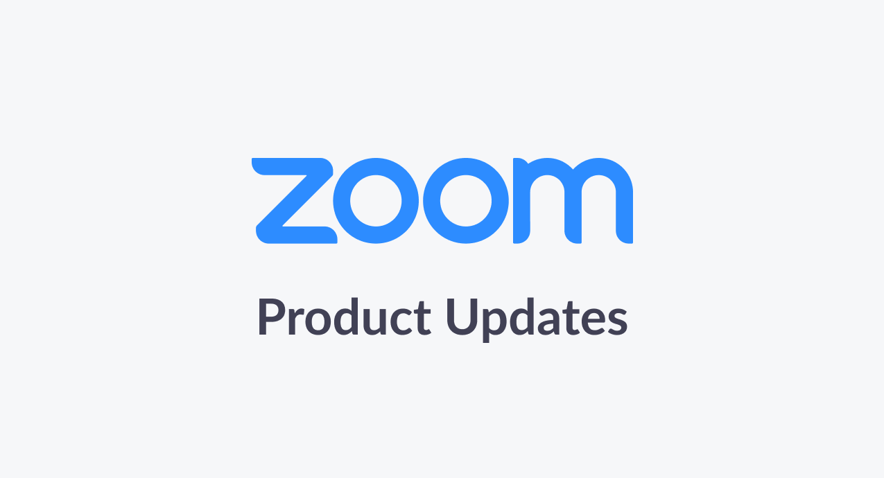 Logo aktualizacji produktu Zoom