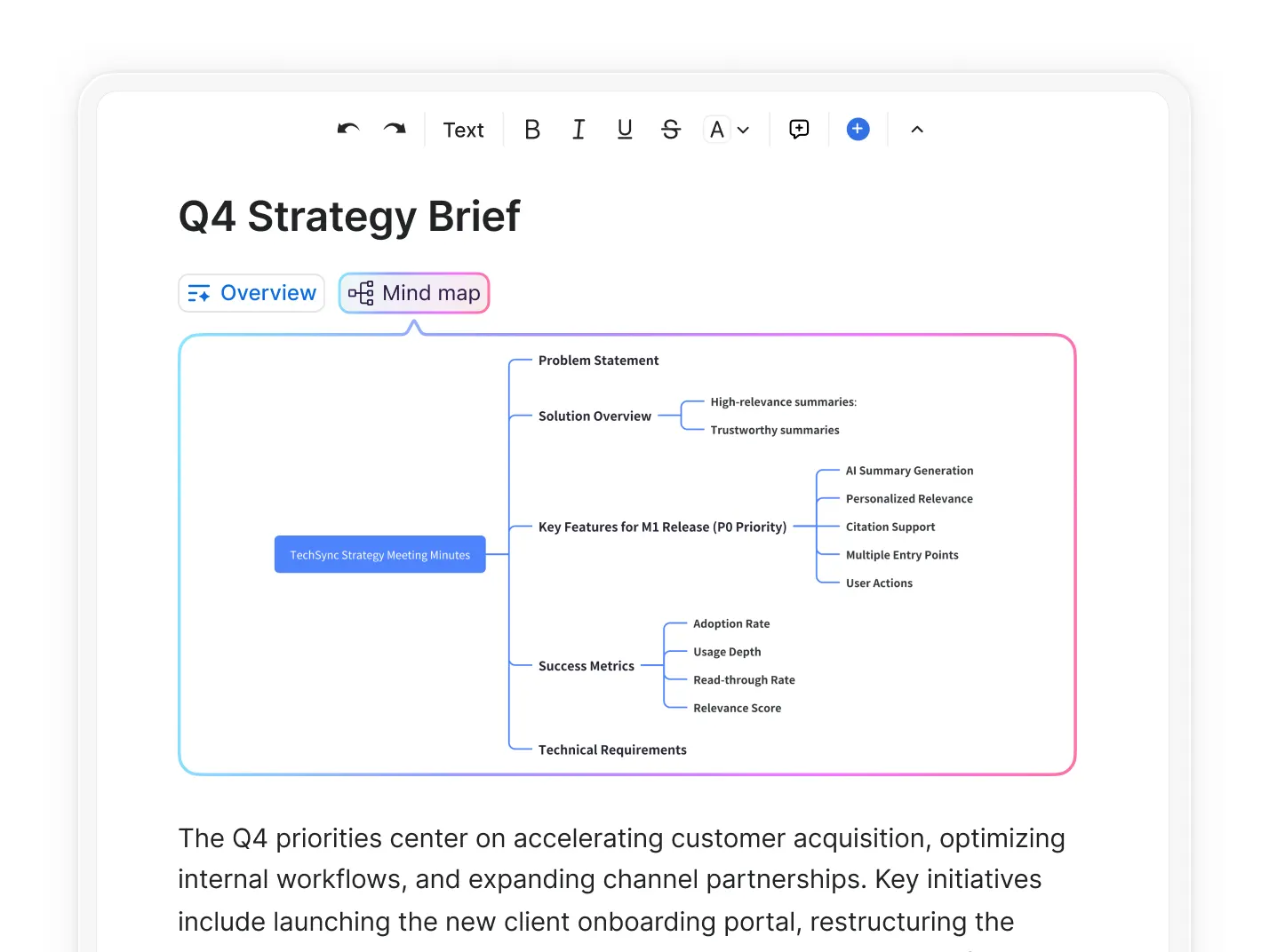 Accelerate understanding with AI reading tools
