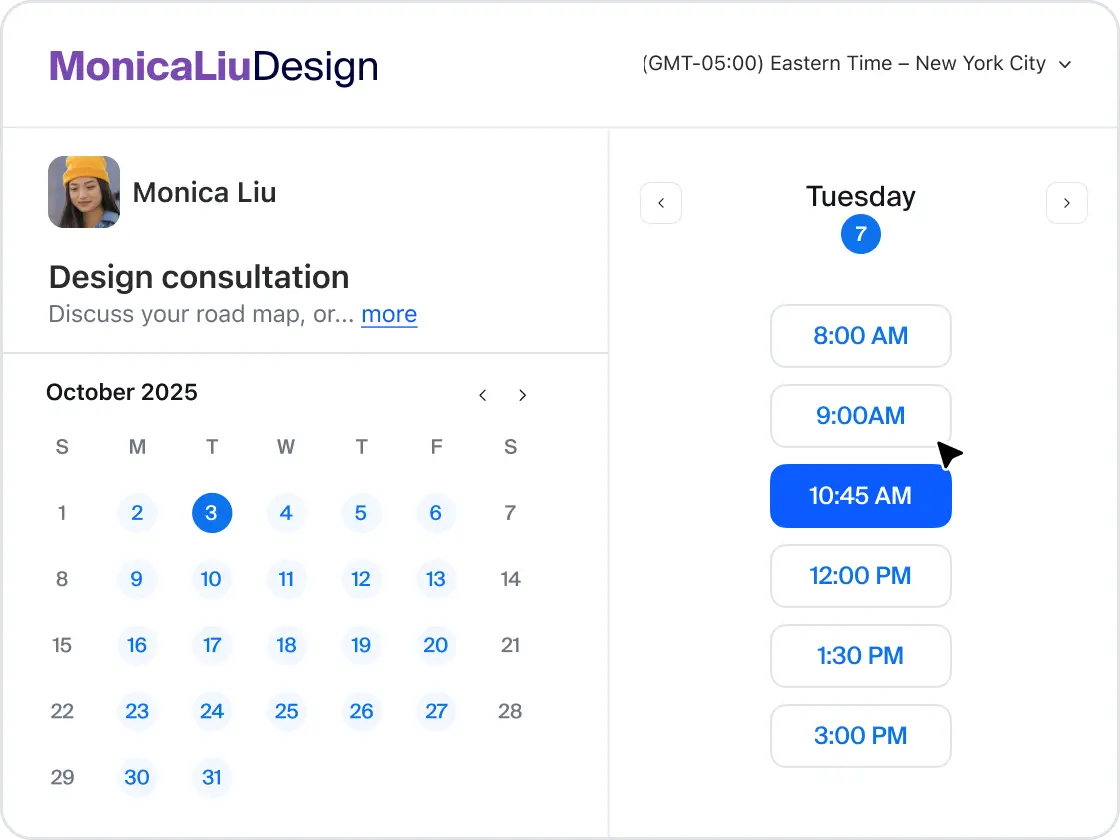 Add brand elements to your online booking page