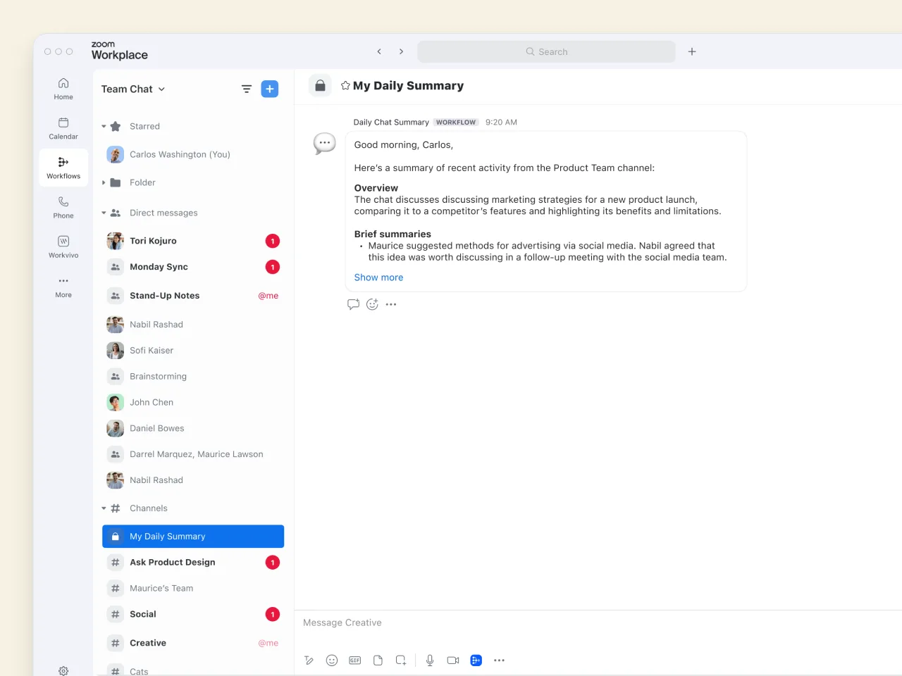 Cut through the chat noise with AI Companion