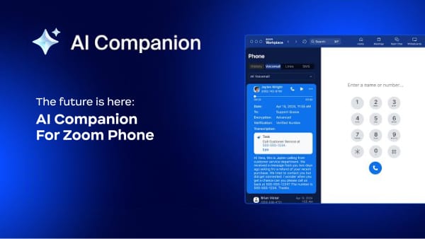 Zoom Phone의 AI Companion