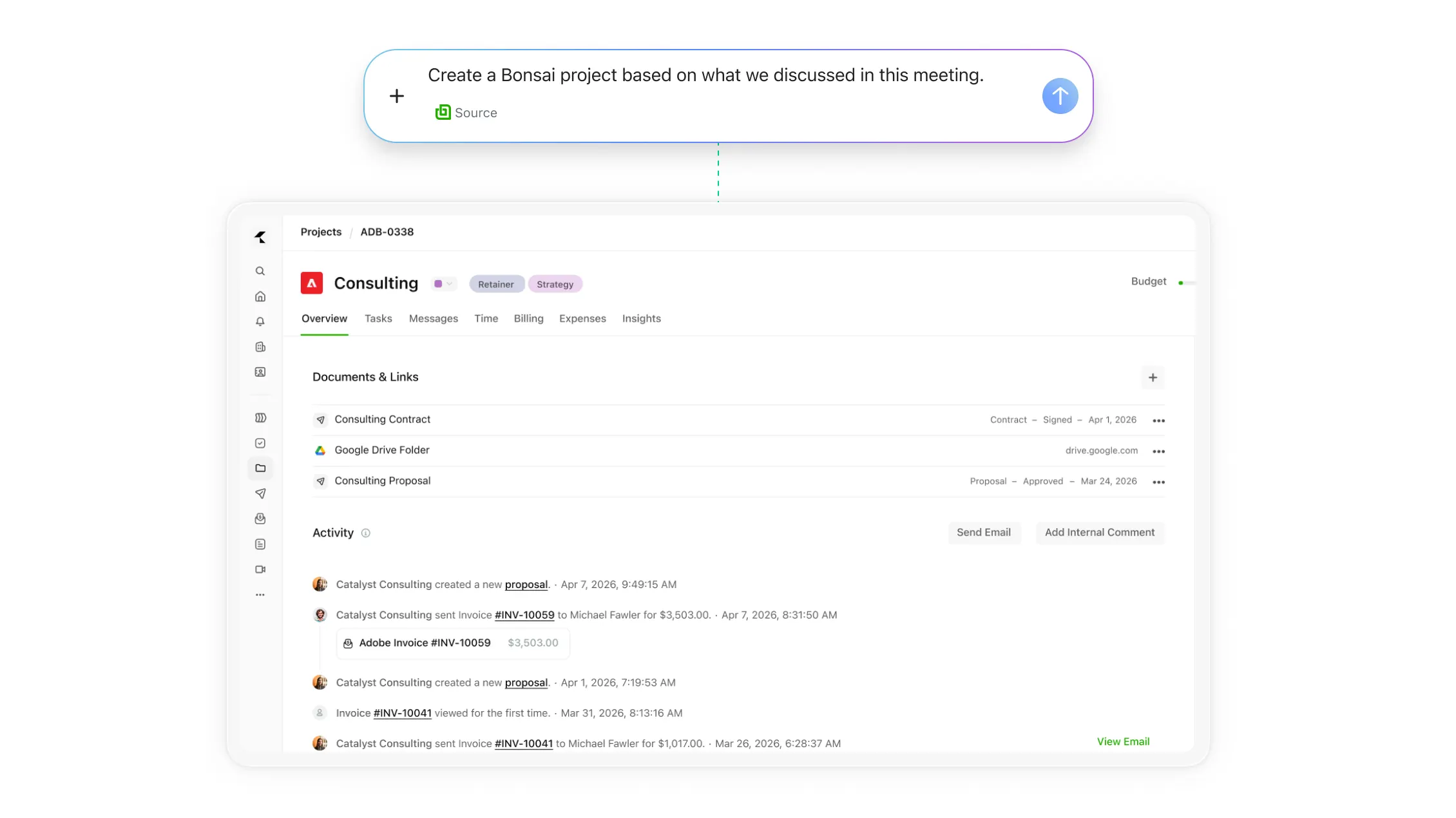 AI project launch