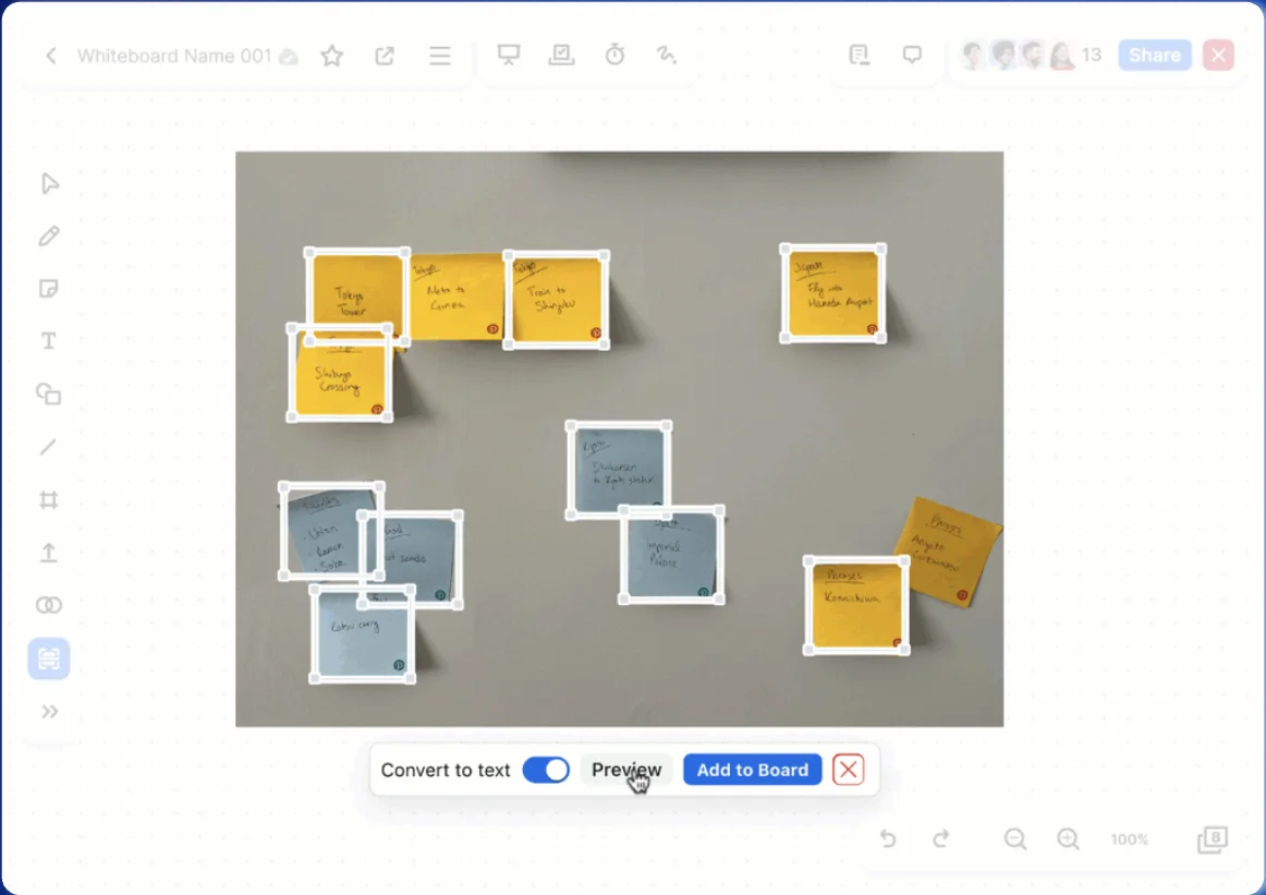AI Image Conversion for Whiteboard