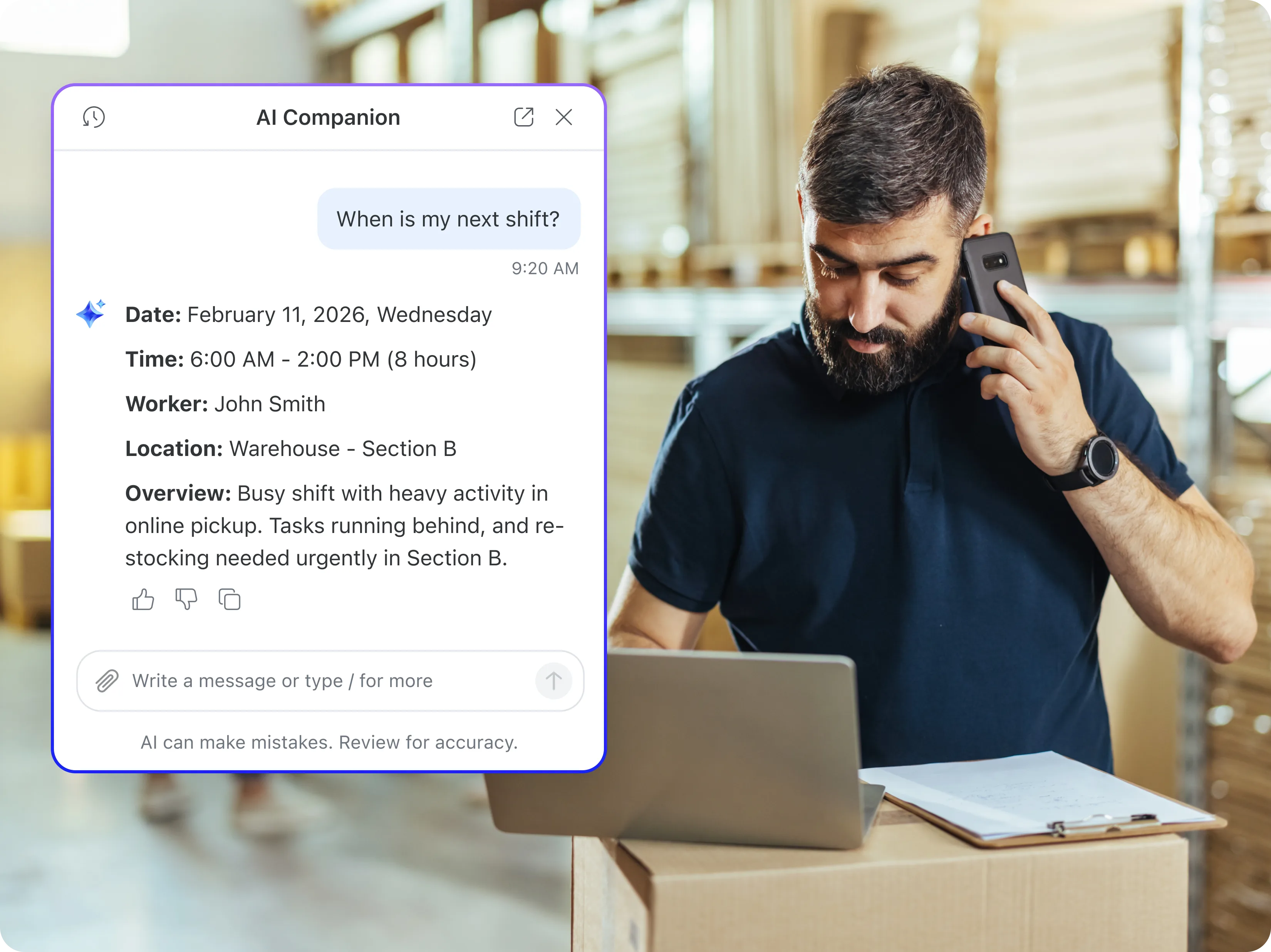 Didukung oleh AI Companion