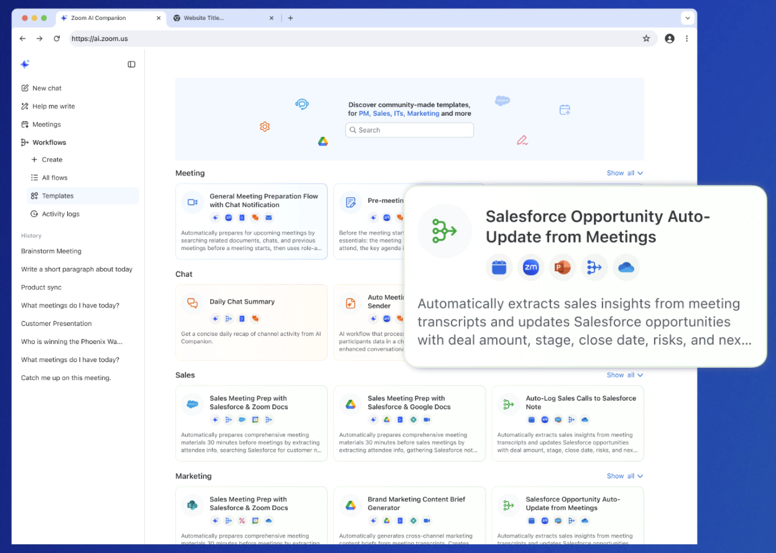 Workflow Enhancements