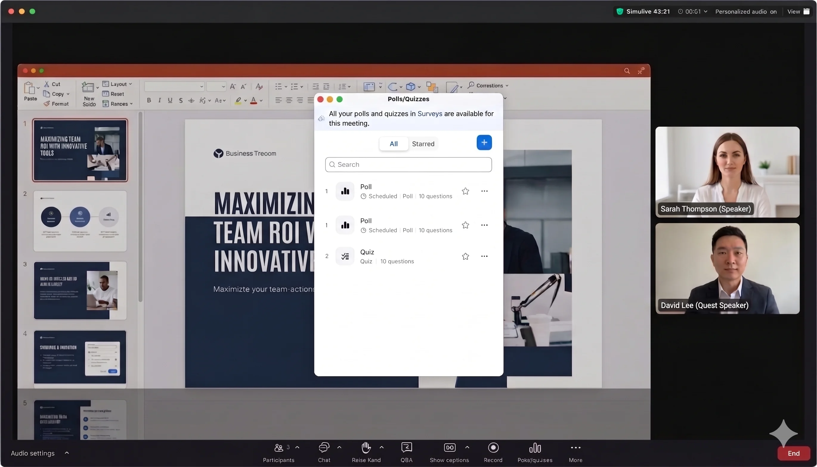 Automated Simulive Engagement