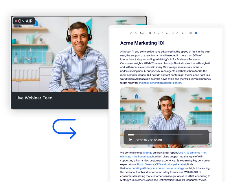 Boost content output with AI